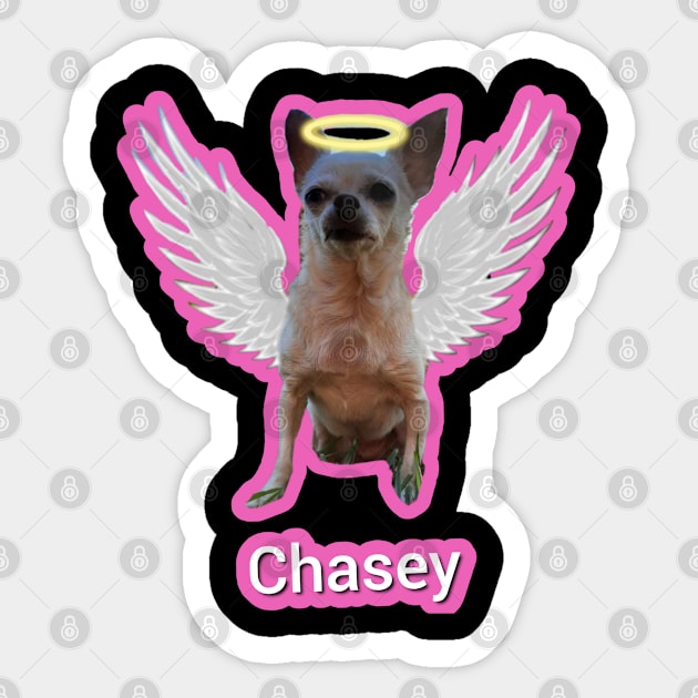 Angel Chasey (pink) Sticker by Junebugs